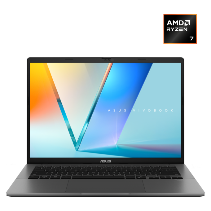 Giới thiệu ASUS Vivobook S14 M3407 ASUS Vivobook S14 M3407 mặt trước với màn hình 14 inch